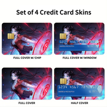 Load image into Gallery viewer, Anime Fate/Stay Night  Credit Card Skins (4-in-1 Pack)

