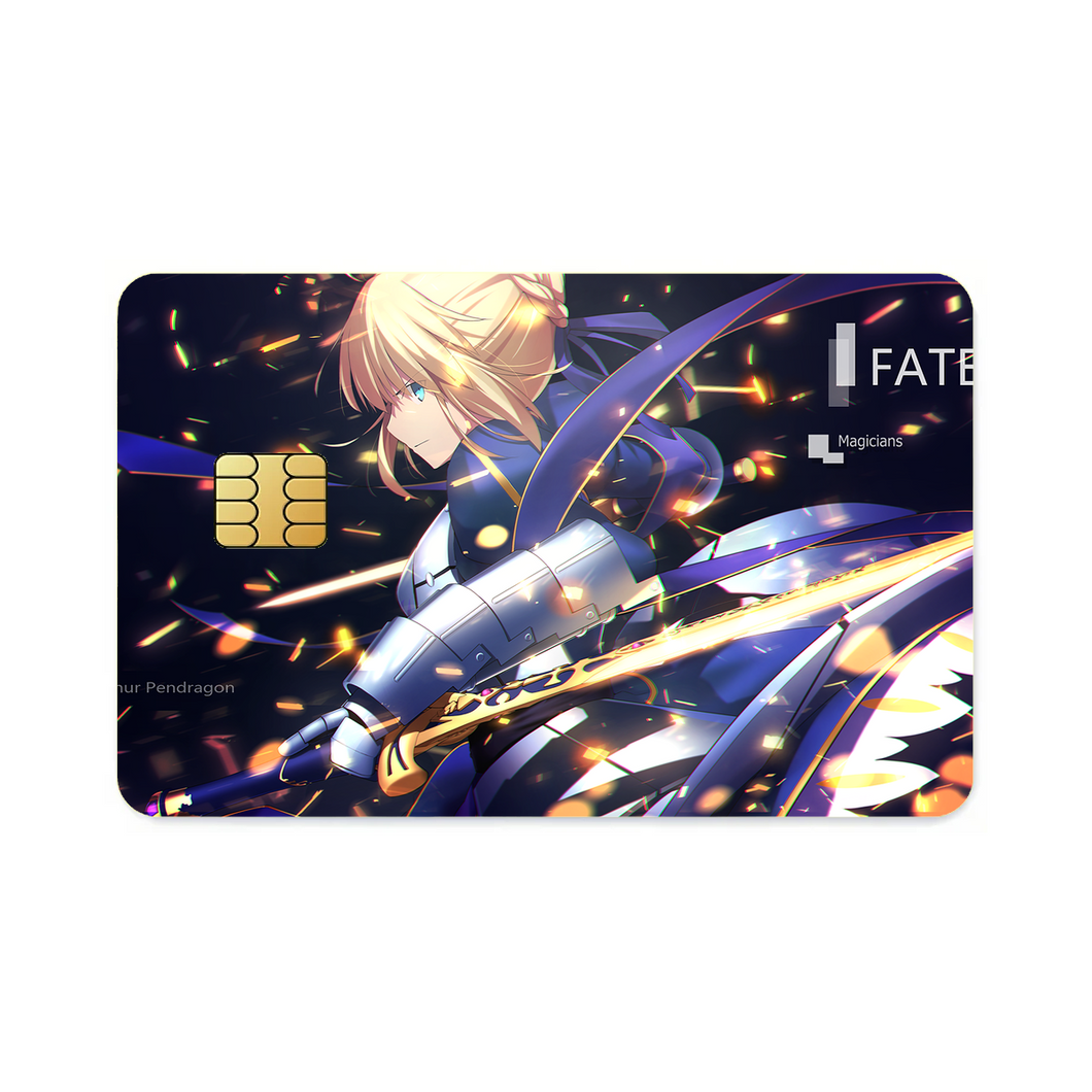 Anime Fate/Stay Night Credit Card Skins (4-in-1 Pack)