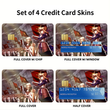 Load image into Gallery viewer, Anime Fate/Zero Credit Card Skins (4-in-1 Pack)
