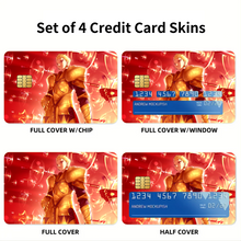 Load image into Gallery viewer, Anime Fate/Zero Credit Card Skins (4-in-1 Pack)
