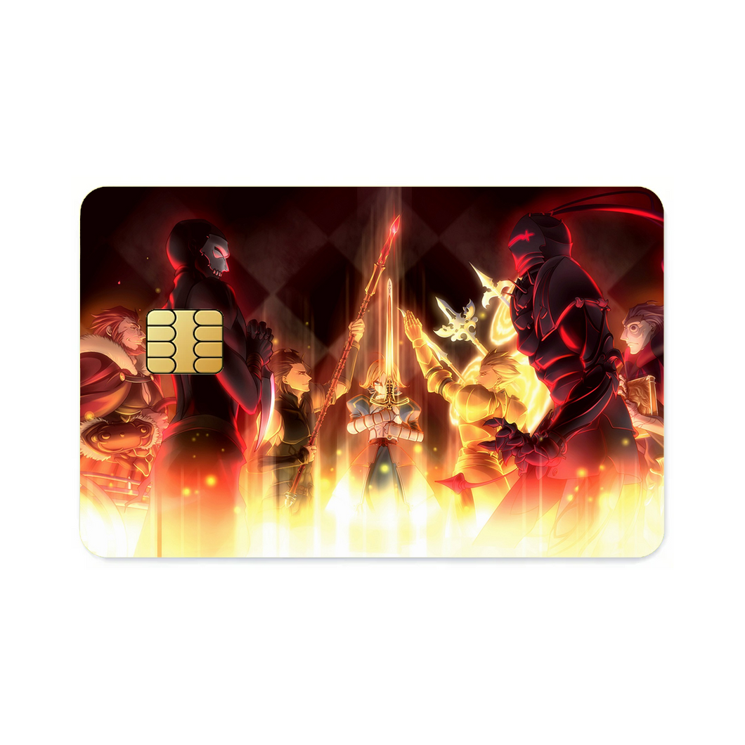 Anime Fate/Zero Credit Card Skins (4-in-1 Pack)