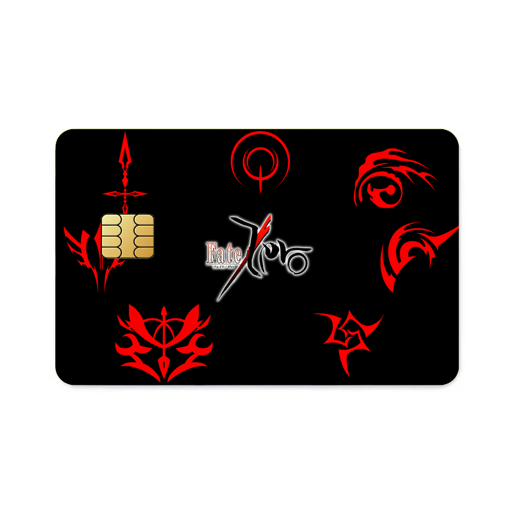 Anime Fate/Zero Credit Card Skins (4-in-1 Pack)