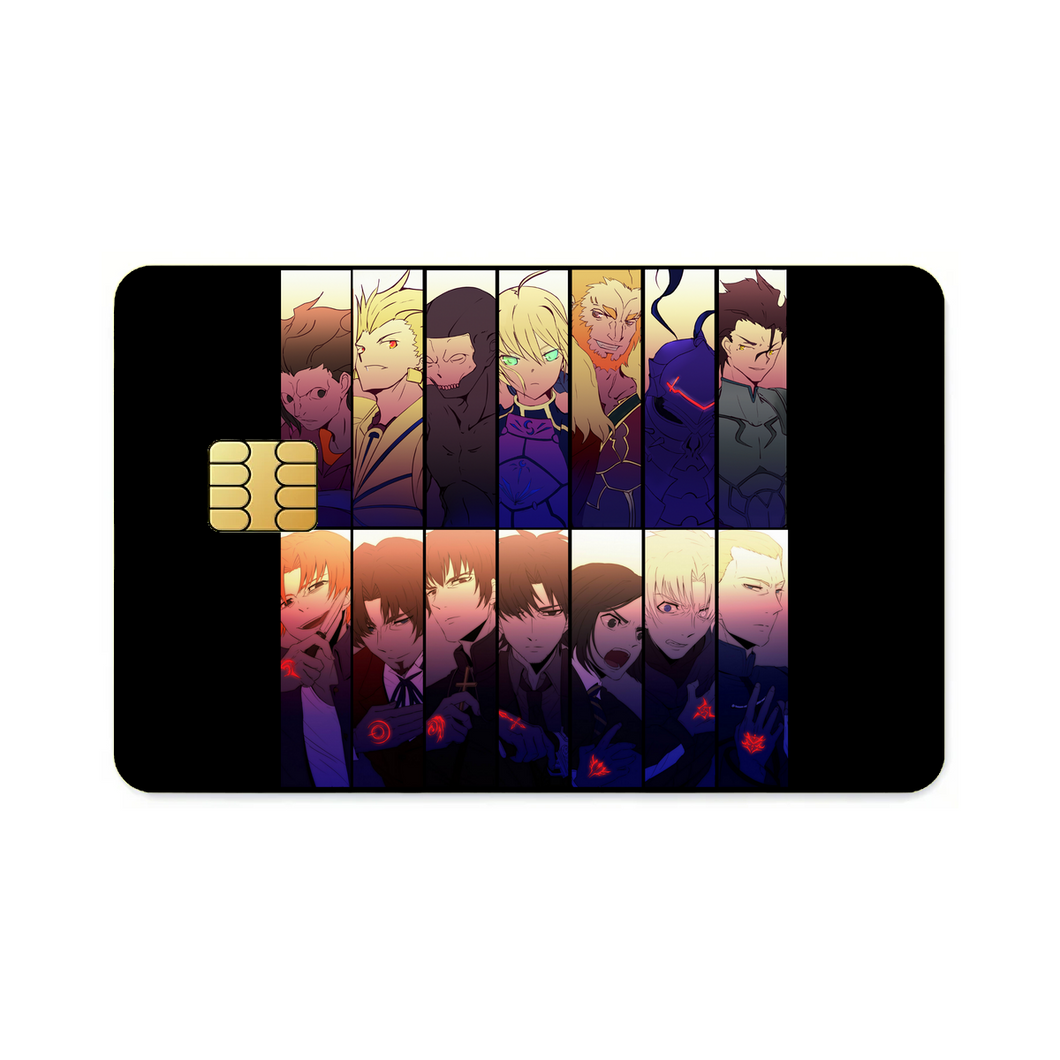 Anime Fate/Zero Credit Card Skins (4-in-1 Pack)