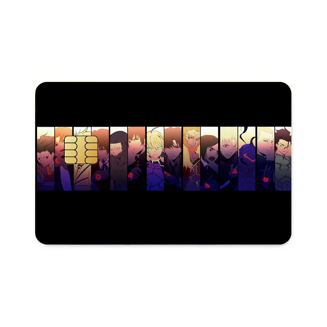 Anime Fate/Zero Credit Card Skins (4-in-1 Pack)