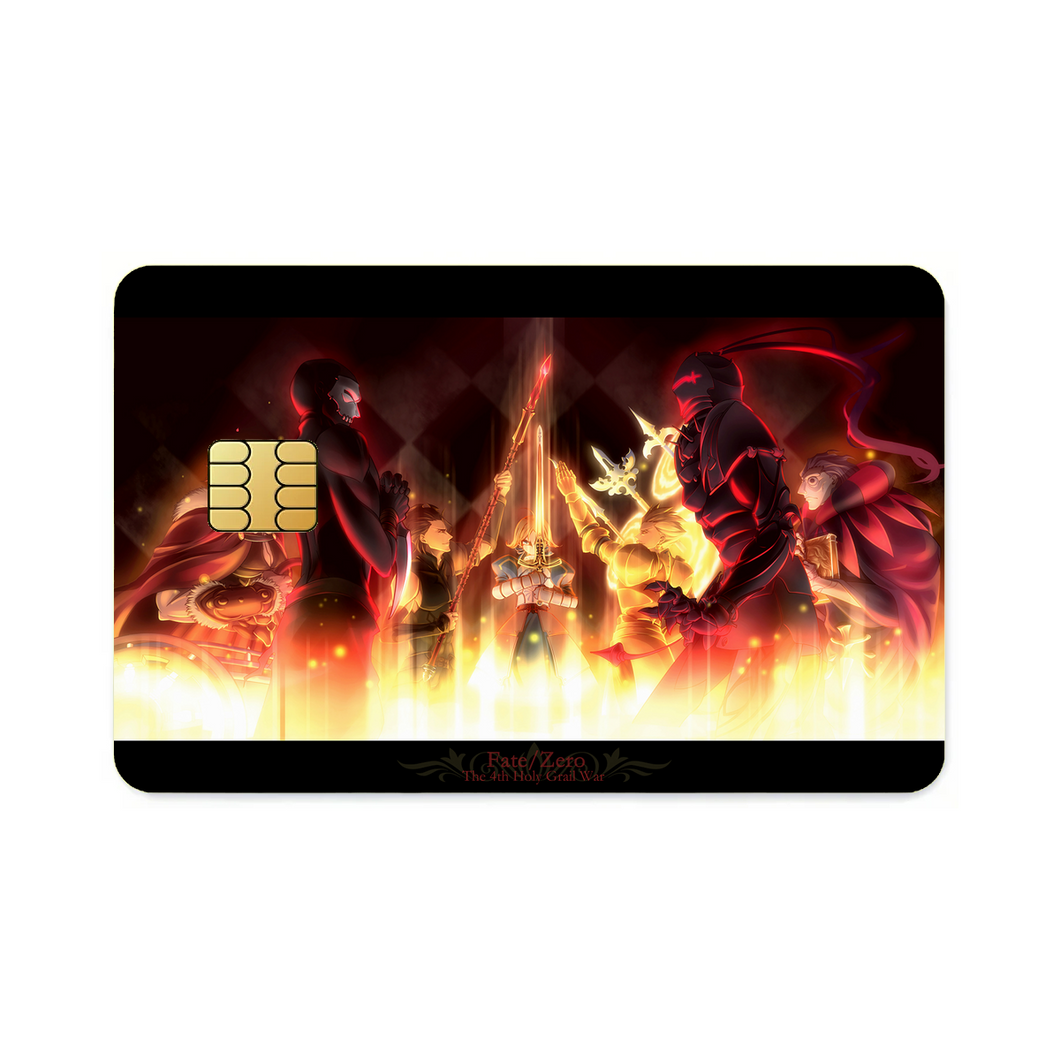 Anime Fate/Zero Credit Card Skins (4-in-1 Pack)