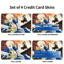Load image into Gallery viewer, Anime Fate/Zeror Credit Card Skins (4-in-1 Pack)
