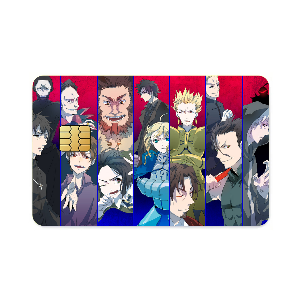 Anime Fate/Zeror Credit Card Skins (4-in-1 Pack)