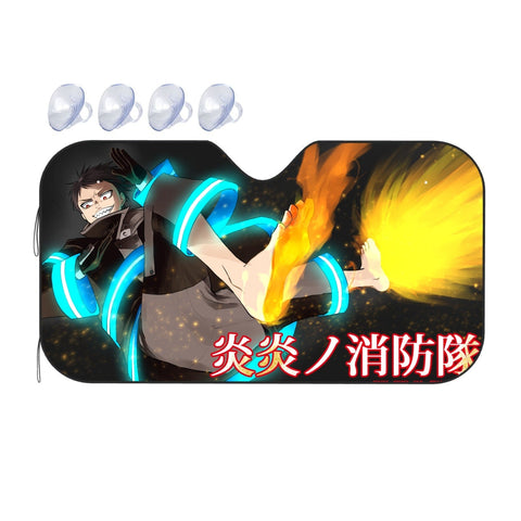 Fire Force Car Sunshades