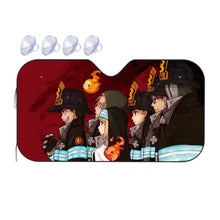 Load image into Gallery viewer, Anime Fire Force  Car Sunshade
