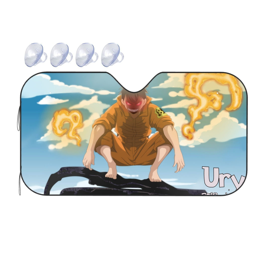 Anime Fire Force  Car Sunshade