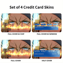 Load image into Gallery viewer, Anime Fire Force Credit Card Skins (4-in-1 Pack)
