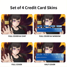 Load image into Gallery viewer, Anime Fire Force  Credit Card Skins (4-in-1 Pack)
