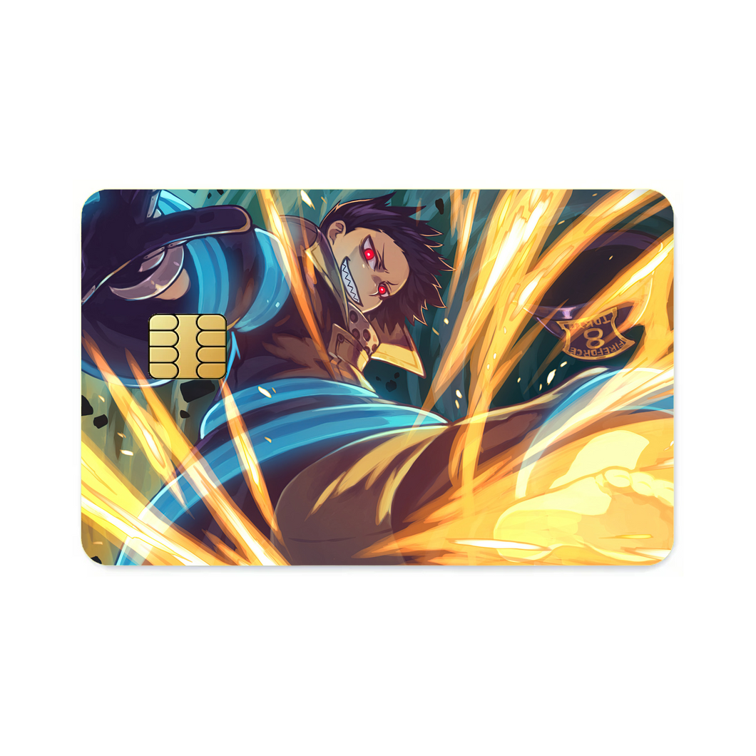 Anime Fire Force Credit Card Skins (4-in-1 Pack)