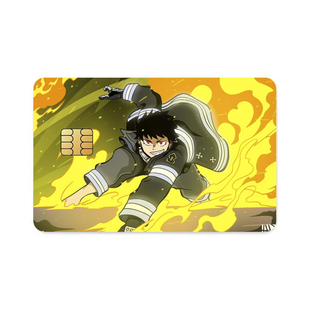 Anime Fire Force  Credit Card Skins (4-in-1 Pack)
