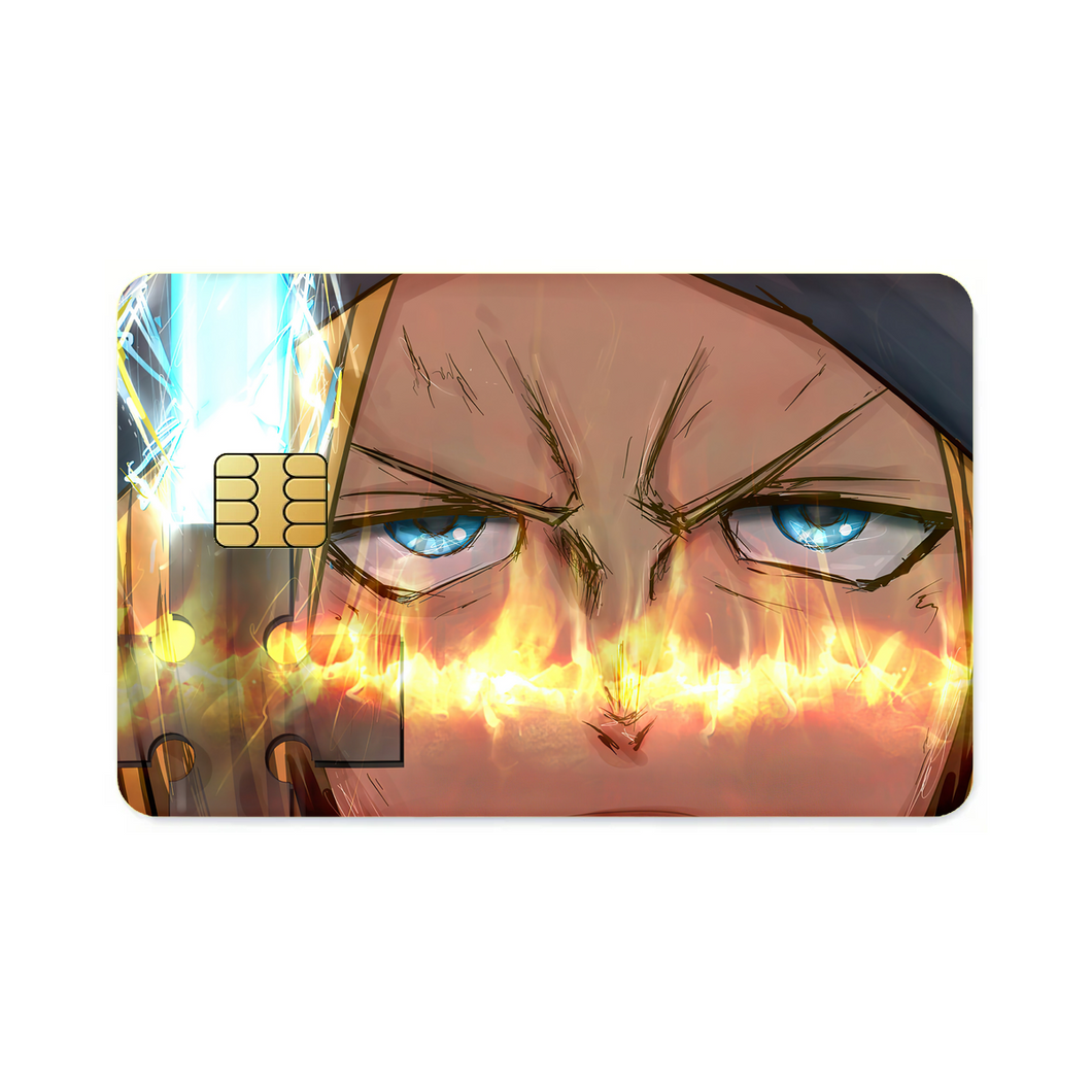 Anime Fire Force Credit Card Skins (4-in-1 Pack)