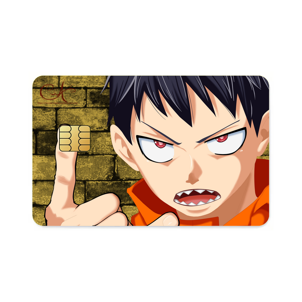 Anime Fire Force  Credit Card Skins (4-in-1 Pack)