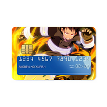Load image into Gallery viewer, Anime Fire Force Credit Card Skins (4-in-1 Pack)
