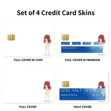 Load image into Gallery viewer, Anime Food Wars: Shokugeki no Soma Credit Card Skins (4-in-1 Pack)
