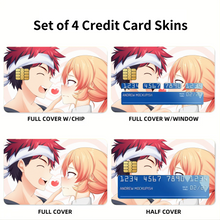 Load image into Gallery viewer, Anime Food Wars: Shokugeki no Soma Credit Card Skins (4-in-1 Pack)
