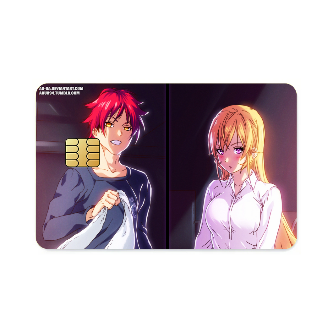 Anime Food Wars: Shokugeki no Soma Credit Card Skins (4-in-1 Pack)