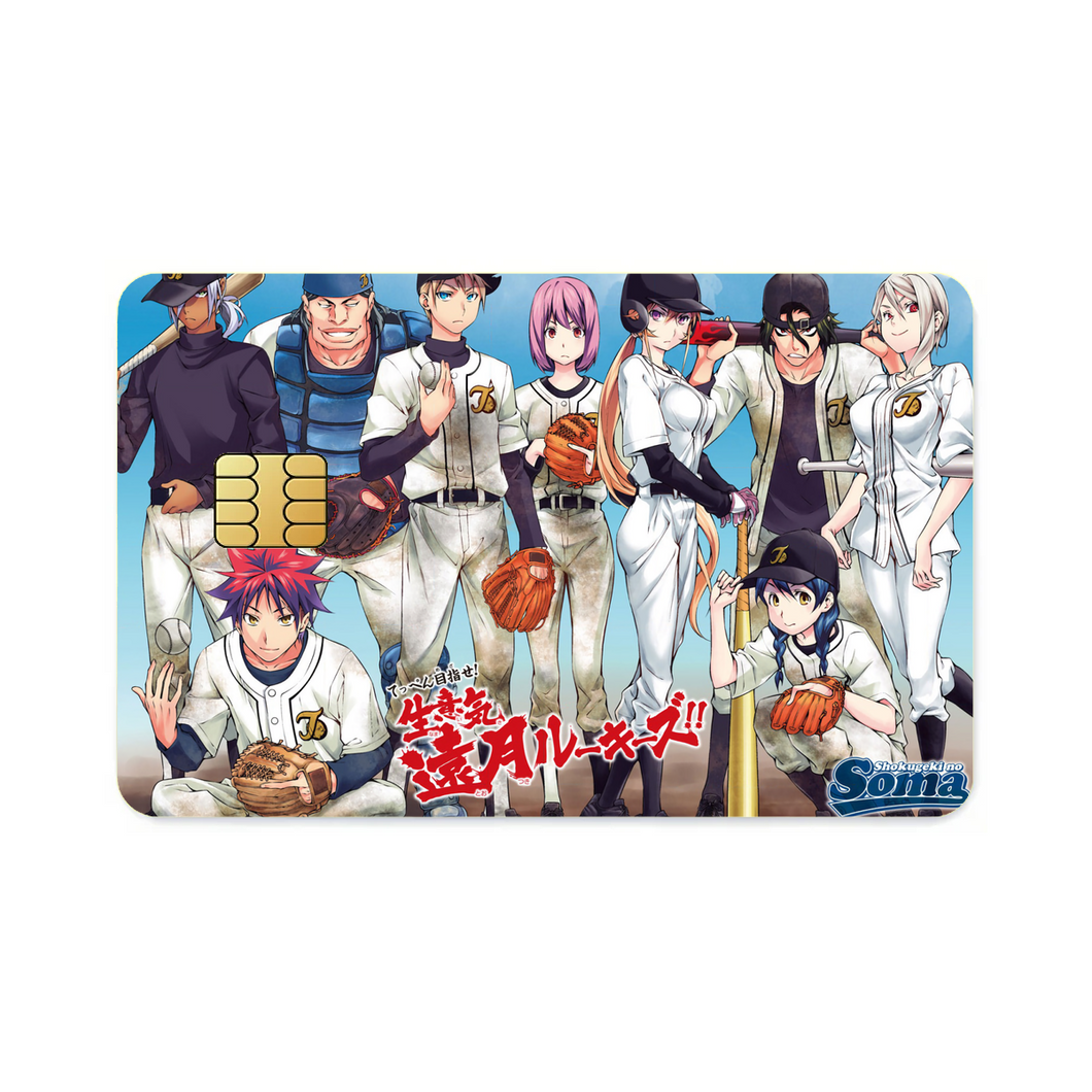 Anime Food Wars: Shokugeki no Soma Credit Card Skins (4-in-1 Pack)