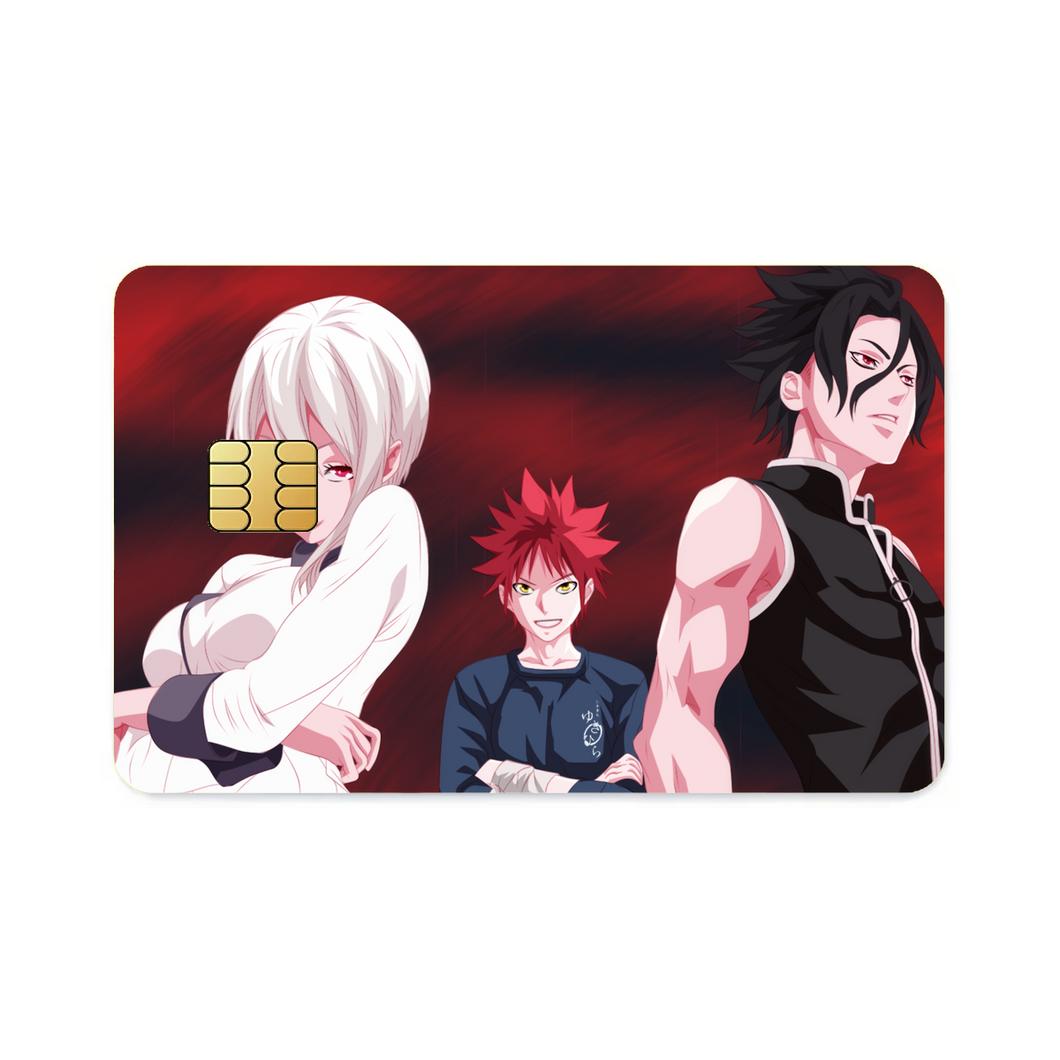 Anime Food Wars: Shokugeki no Soma Credit Card Skins (4-in-1 Pack)