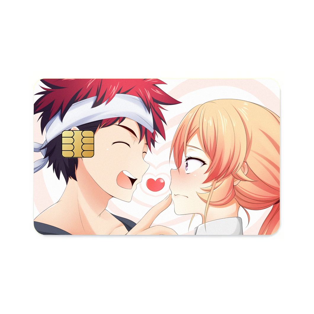 Anime Food Wars: Shokugeki no Soma Credit Card Skins (4-in-1 Pack)
