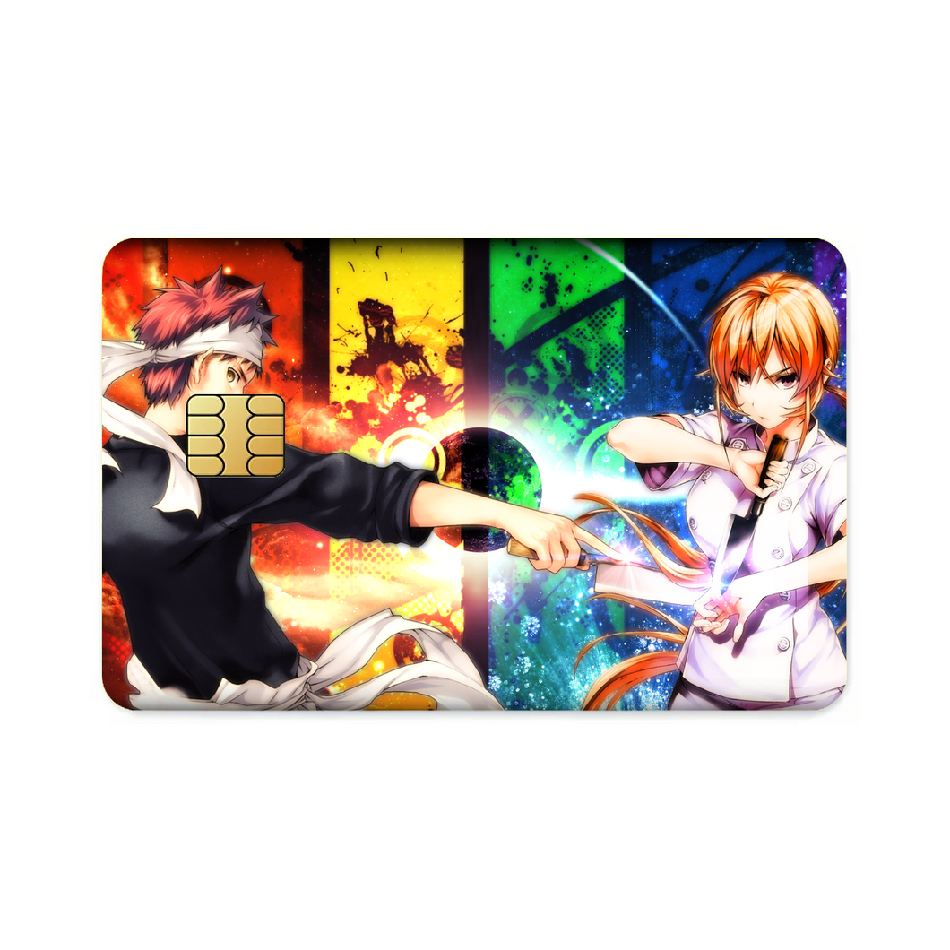 Anime Food Wars: Shokugeki no Soma  Credit Card Skins (4-in-1 Pack)