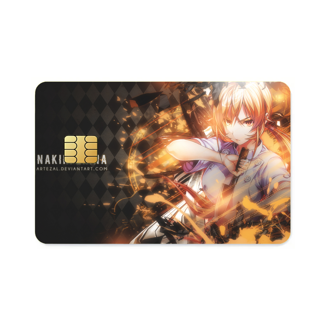 Anime Food Wars: Shokugeki no Soma  Credit Card Skins (4-in-1 Pack)