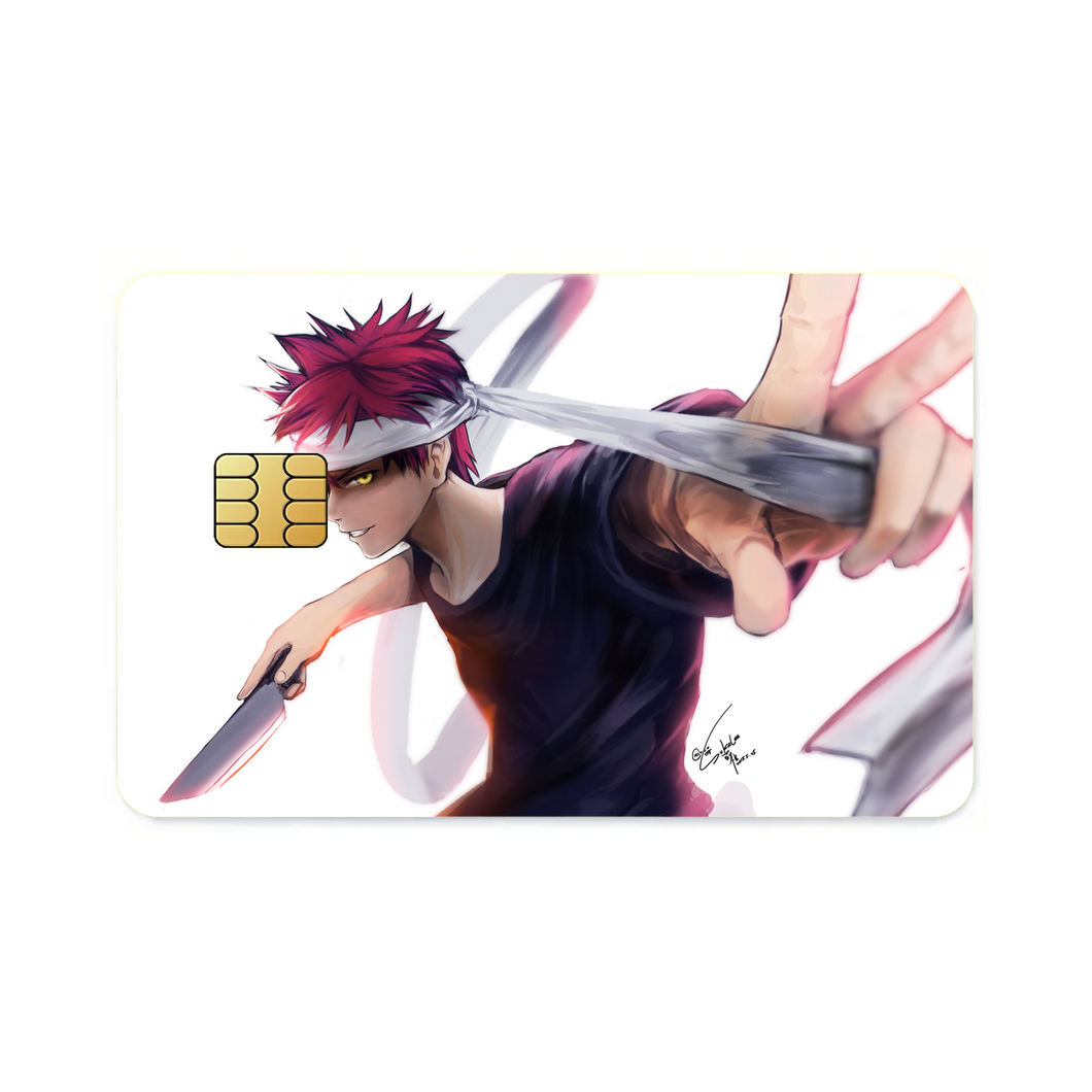Anime Food Wars: Shokugeki no Soma Credit Card Skins (4-in-1 Pack)