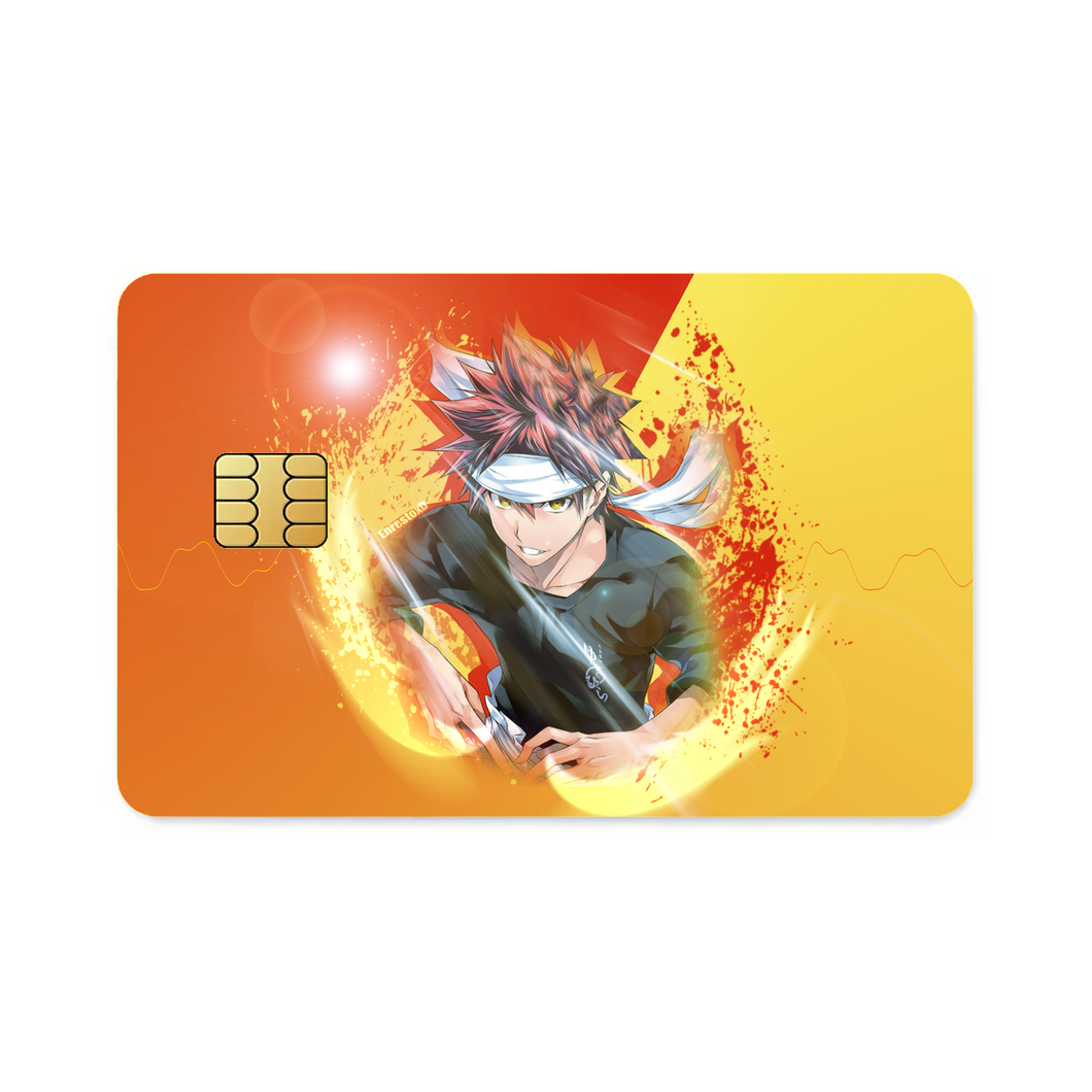 Anime Food Wars: Shokugeki no Soma Credit Card Skins (4-in-1 Pack)
