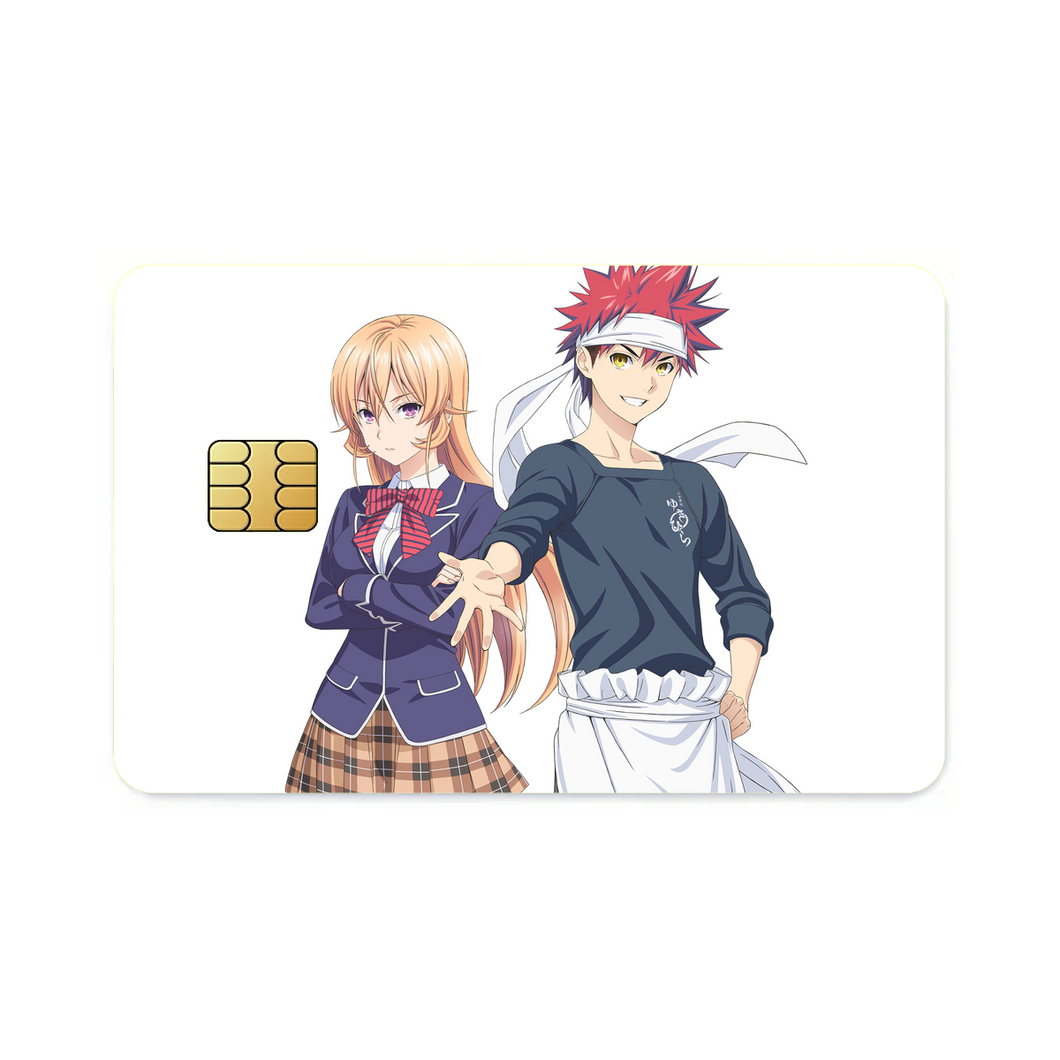 Anime Food Wars: Shokugeki no Soma Credit Card Skins (4-in-1 Pack)