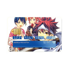 Load image into Gallery viewer, Anime Food Wars: Shokugeki no Soma Credit Card Skins (4-in-1 Pack)
