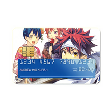 Load image into Gallery viewer, Anime Food Wars: Shokugeki no Soma Credit Card Skins (4-in-1 Pack)
