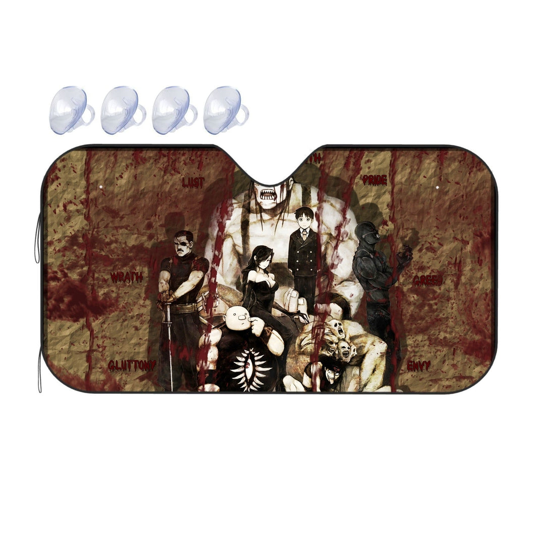 Anime FullMetal Alchemist  Car Sunshade