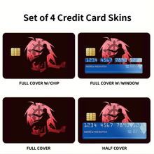 Load image into Gallery viewer, Anime FullMetal Alchemist  Credit Card Skins (4-in-1 Pack)
