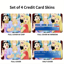 Load image into Gallery viewer, Anime FullMetal Alchemist  Credit Card Skins (4-in-1 Pack)
