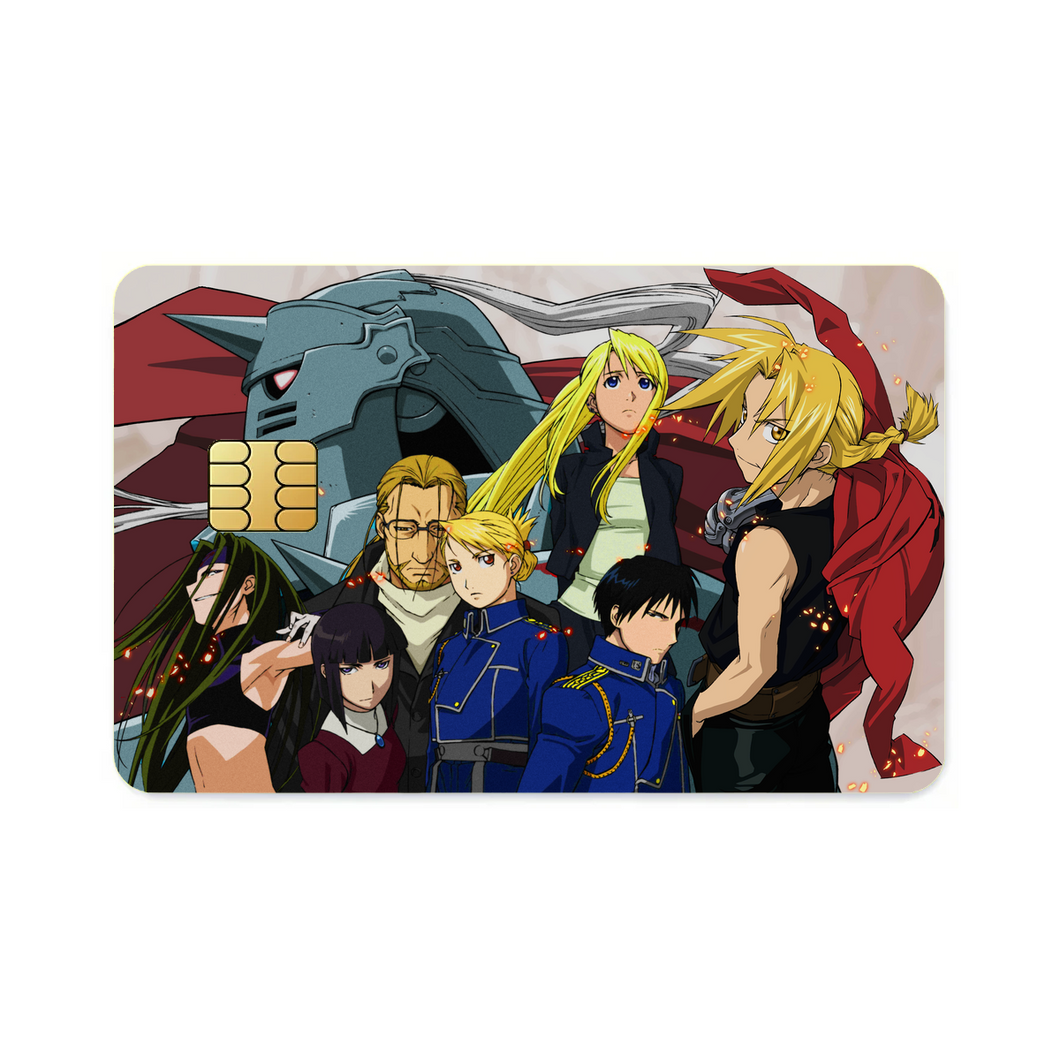 Anime FullMetal Alchemist  Credit Card Skins (4-in-1 Pack)