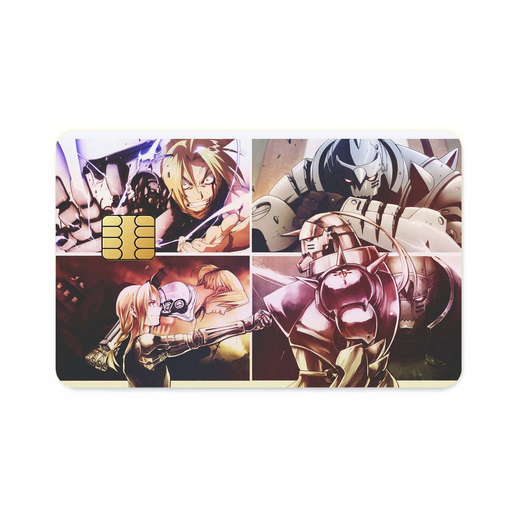 Anime FullMetal Alchemist  Credit Card Skins (4-in-1 Pack)