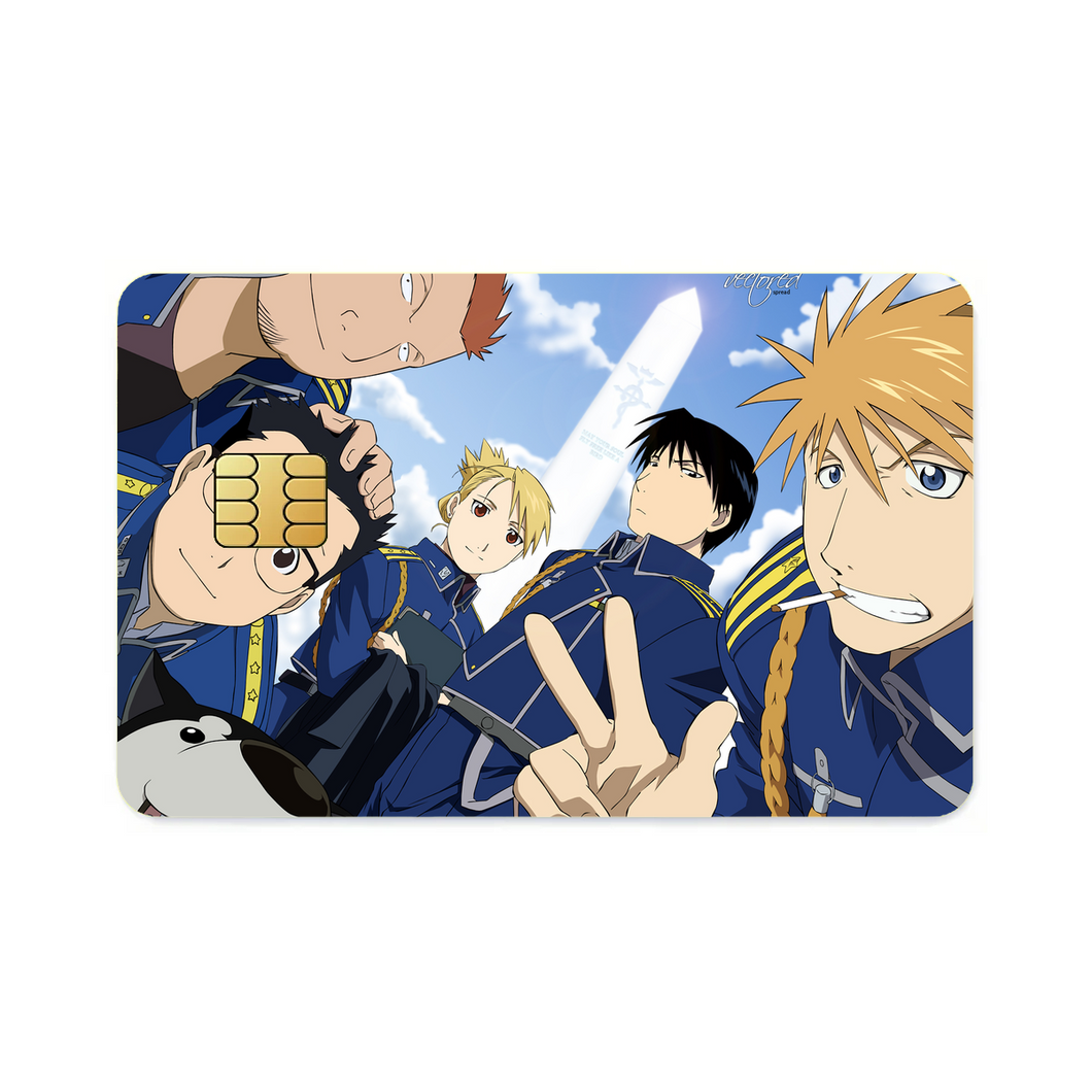 Anime FullMetal Alchemist  Credit Card Skins (4-in-1 Pack)