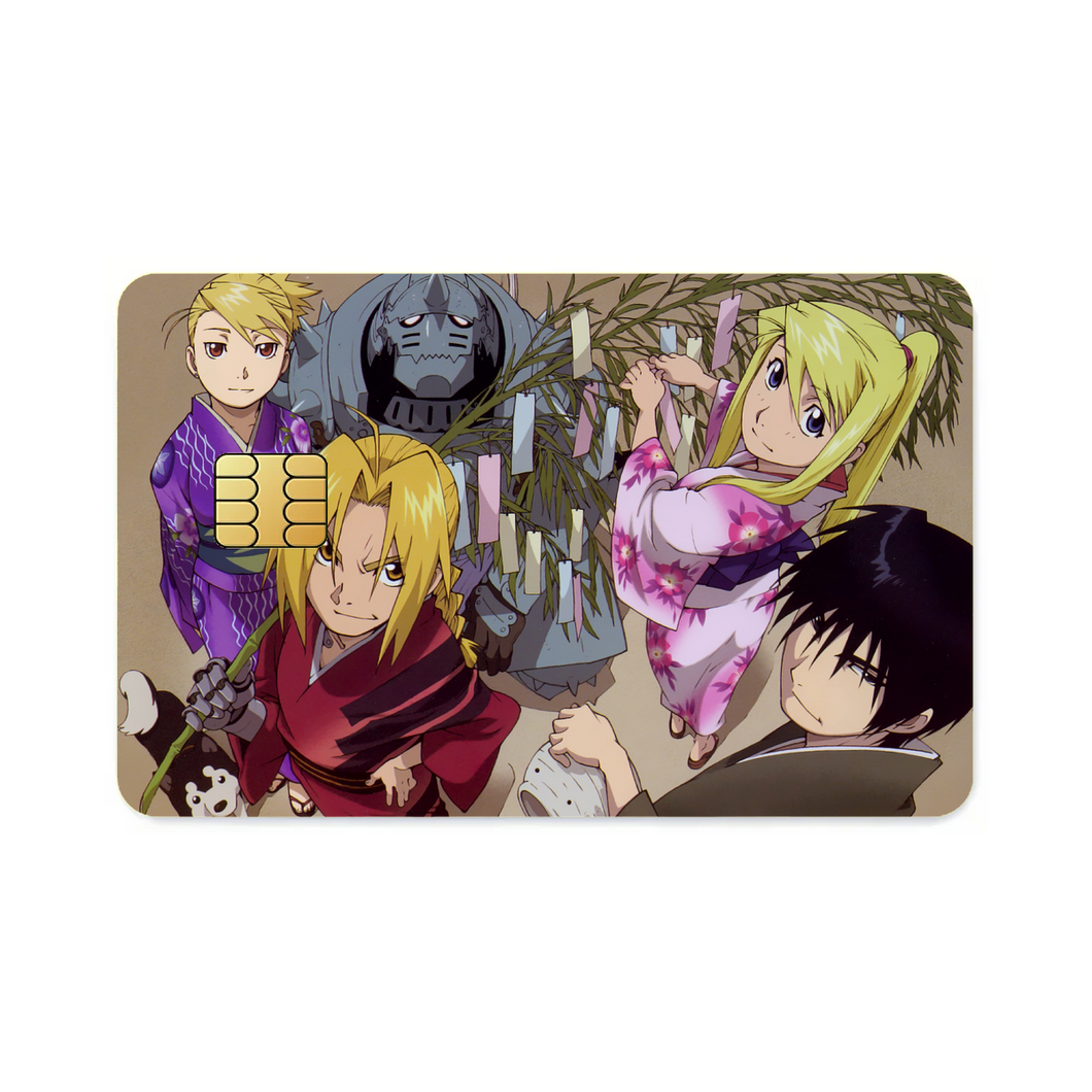 Anime FullMetal Alchemist Credit Card Skins (4-in-1 Pack)