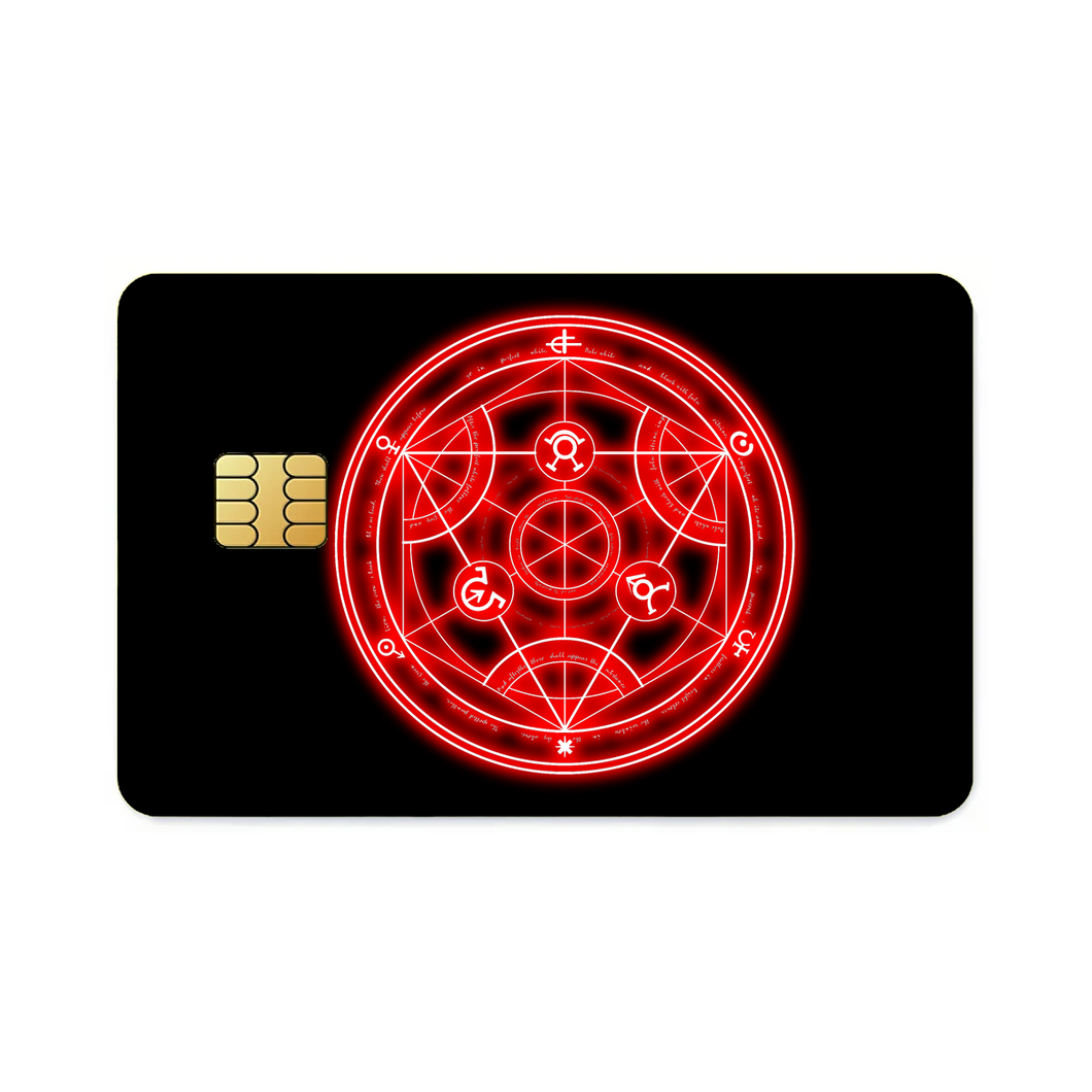 Anime FullMetal Alchemist Credit Card Skins (4-in-1 Pack)
