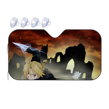 Load image into Gallery viewer, Anime FullMetal Alchemistr Car Sunshade
