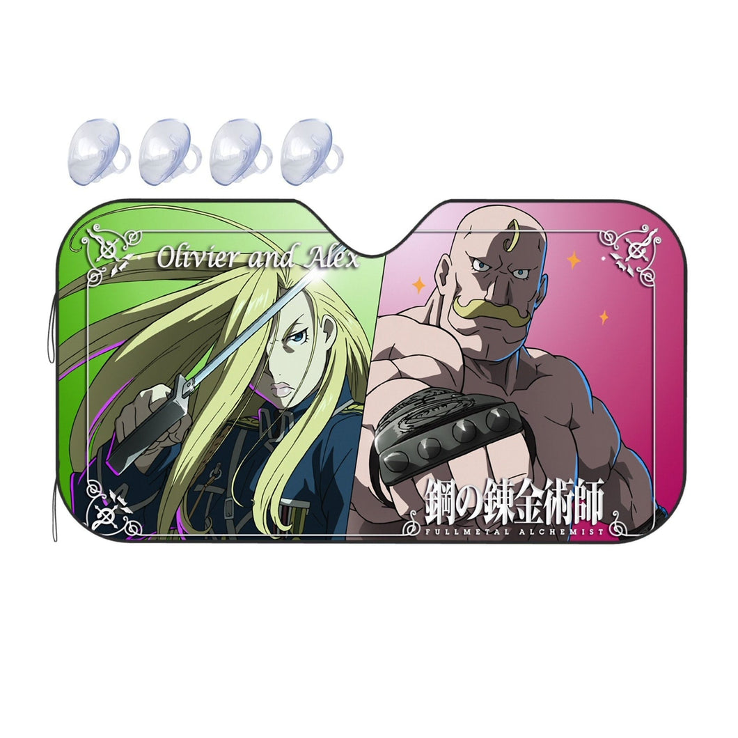 Anime FullMetal Alchemistr Car Sunshade