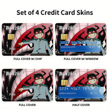 Load image into Gallery viewer, Anime FullMetal Alchemistr Credit Card Skins (4-in-1 Pack)
