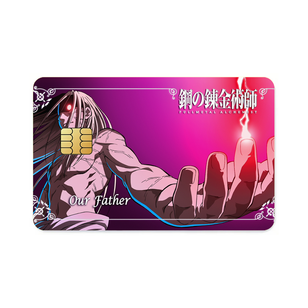 Anime FullMetal Alchemistr Credit Card Skins (4-in-1 Pack)