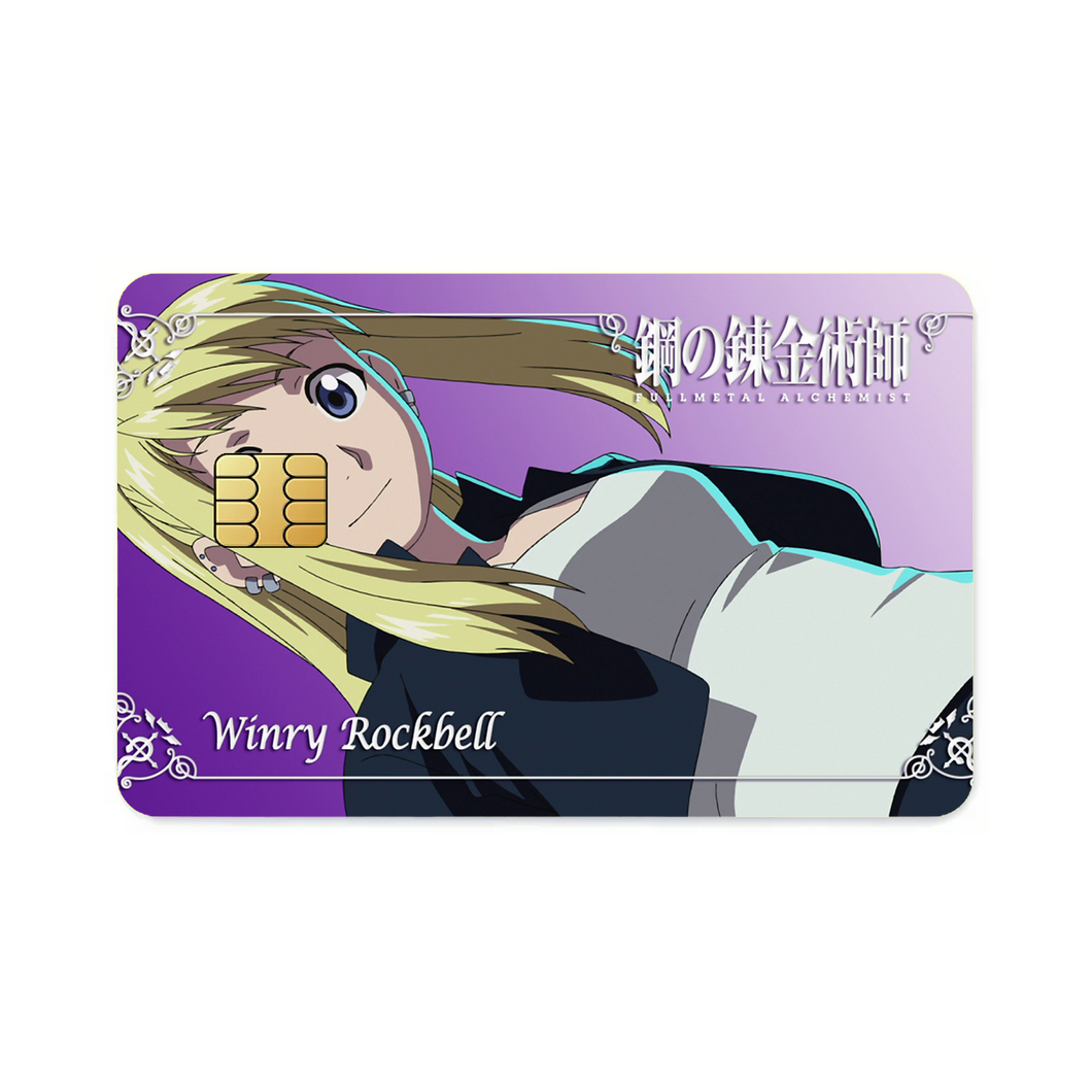 Anime FullMetal Alchemistr Credit Card Skins (4-in-1 Pack)