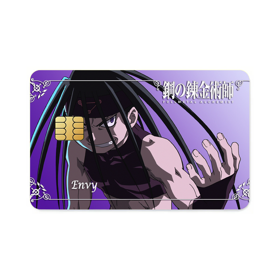 Anime FullMetal Alchemistr Credit Card Skins (4-in-1 Pack)