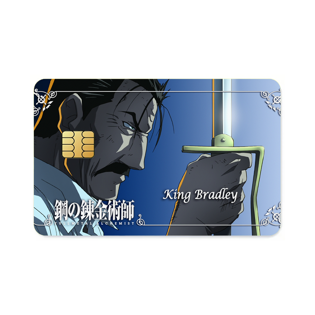 Anime FullMetal Alchemistr Credit Card Skins (4-in-1 Pack)