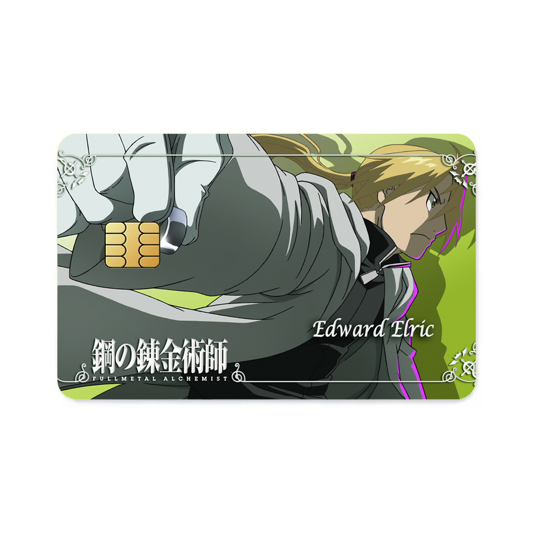 Anime FullMetal Alchemistr Credit Card Skins (4-in-1 Pack)